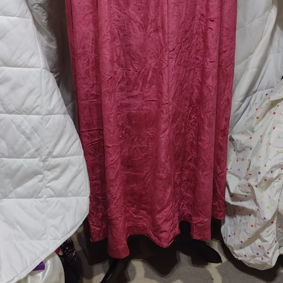 Vintage Gilligan & O Malley velour gown/robe, sz medium - Picture 3 of 12